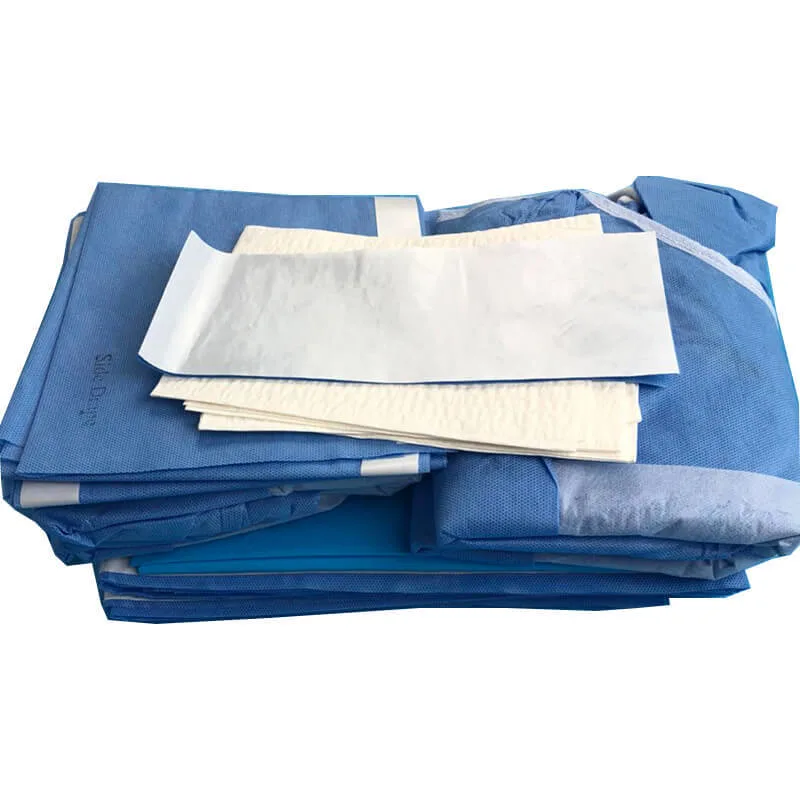 Neurosurgical Angiography Drape Pack Angiography Kits Customized Surgical Drape