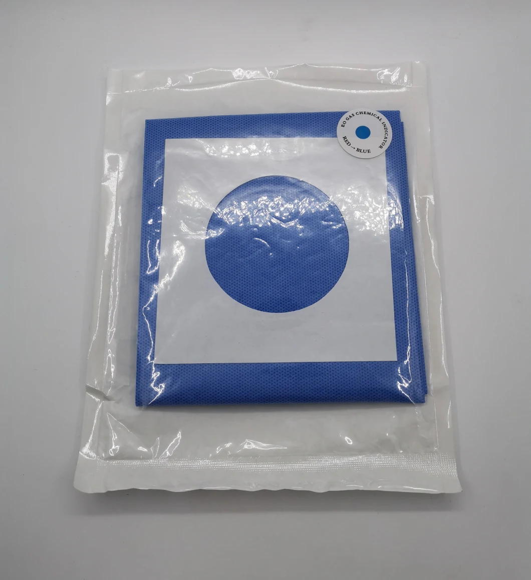 Sterile Fenstrated Surgical Drape with Tape