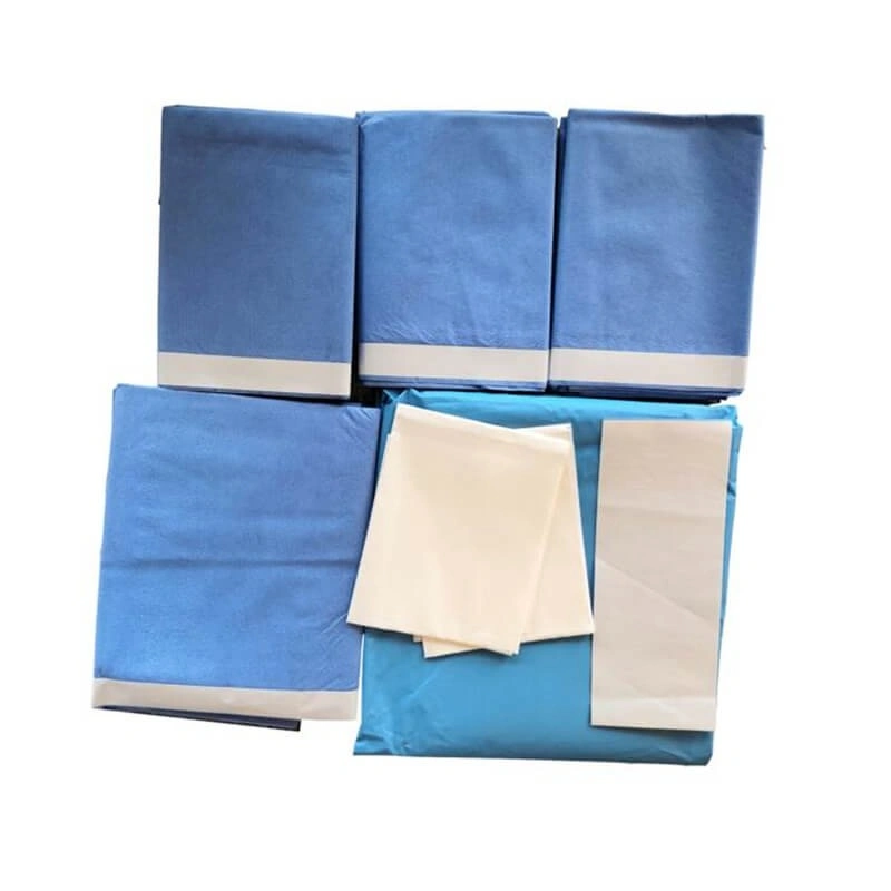 Neurosurgical Angiography Drape Pack Angiography Kits Customized Surgical Drape
