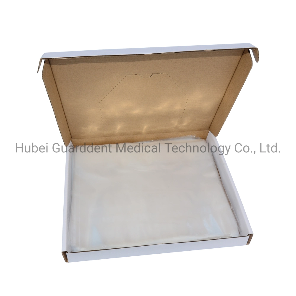 Transparent PE Material Dental Material Plastic Dental Chair Headrest Covers Sleeves Dental Equipment Cover 10&quot;X14&quot;