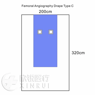 Sterile Femoral Angiography Drape Type C