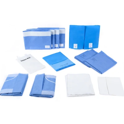 Medical Disposable Sterile Surgical Isolation Gown Protective Protection Cloth Surgical Drape Pack